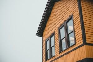 фасад деревянного дома